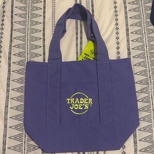 Trader Joe's Purple Tote Bag